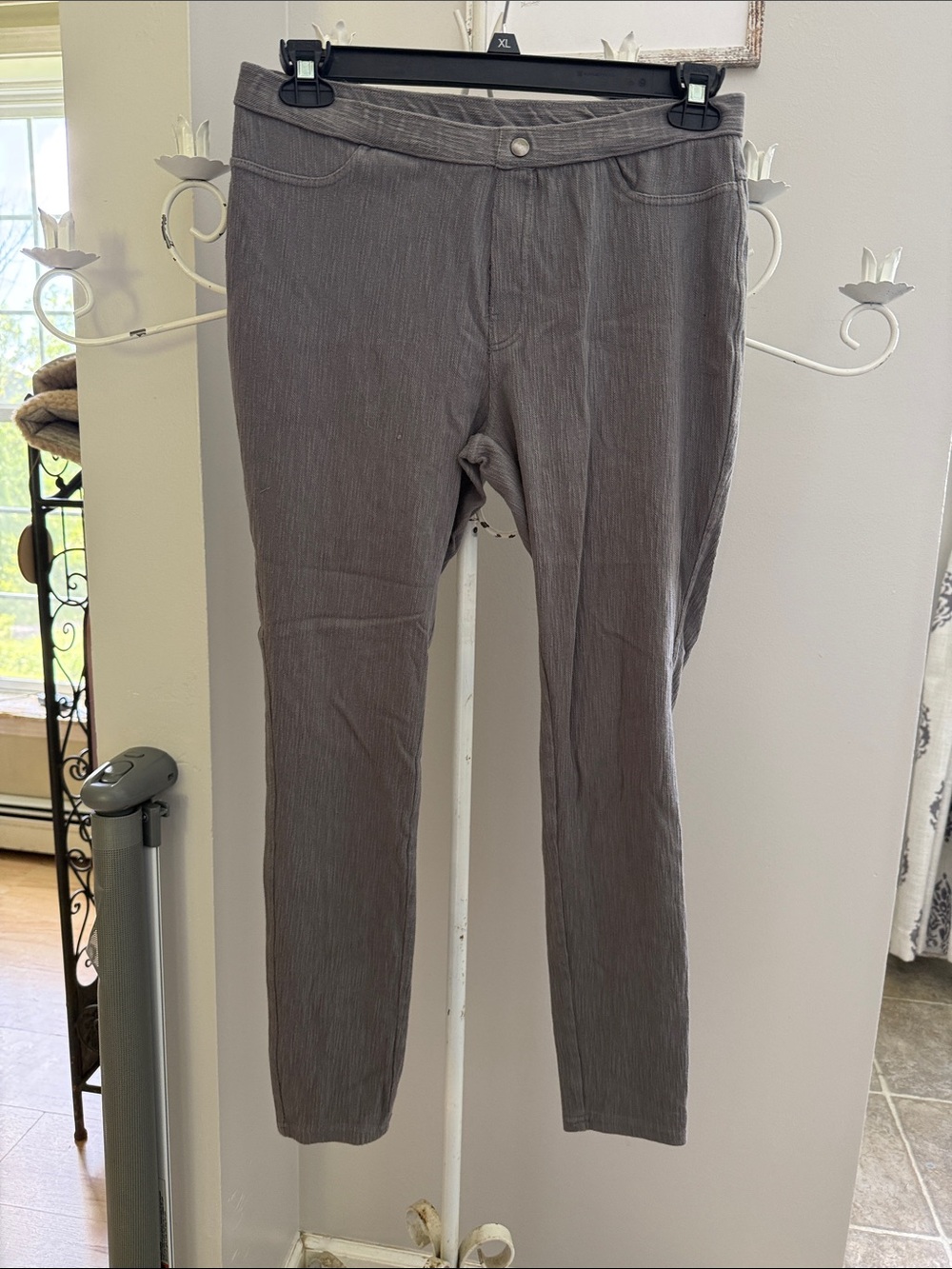 Simply Noelle Slim Gray Men's Chinos